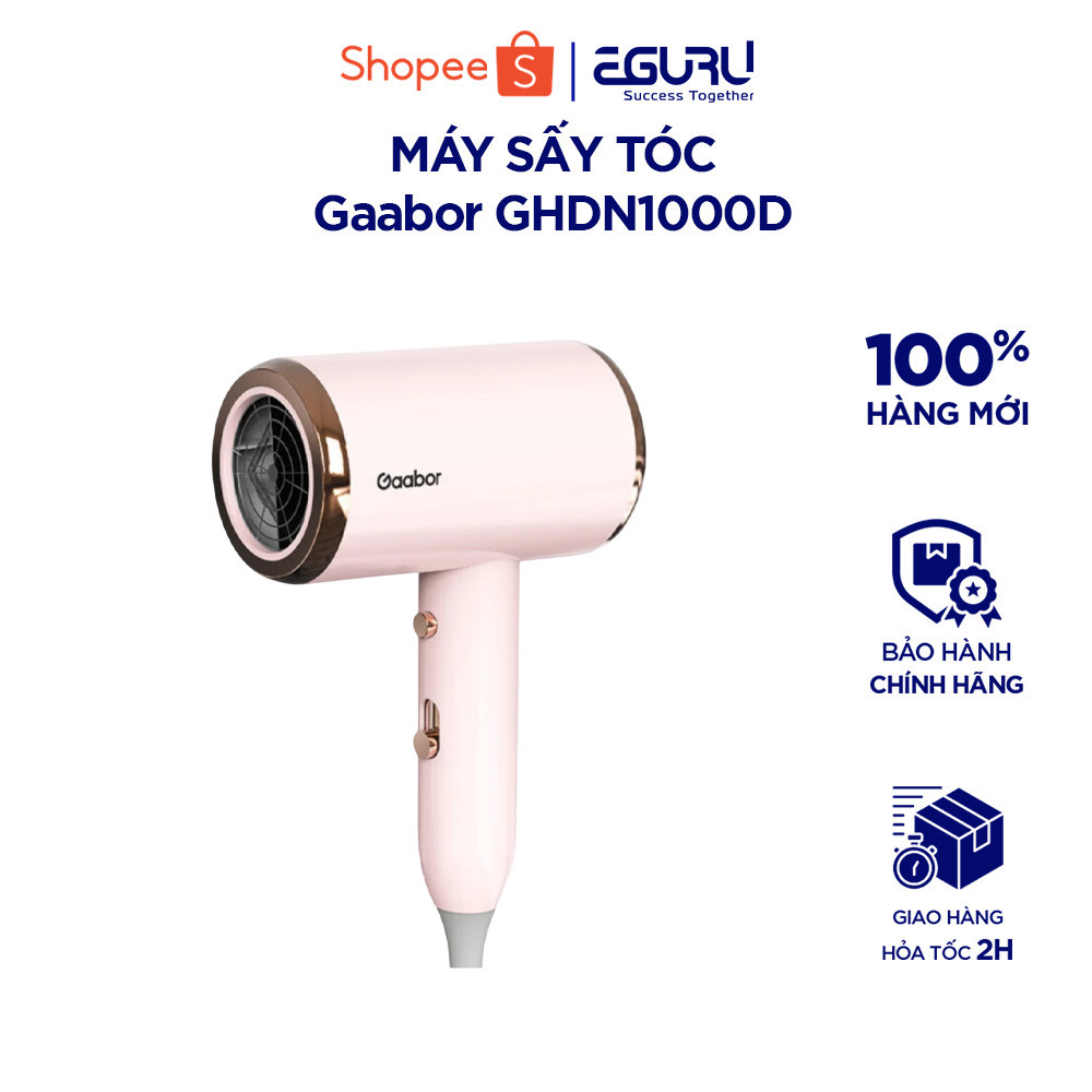 [KOL/KOC] Máy sấy tóc Gaabor GHD-N1000D | 1000W | Độ Ồn Thấp - Bảo Hành Chính Hãng 12 Tháng