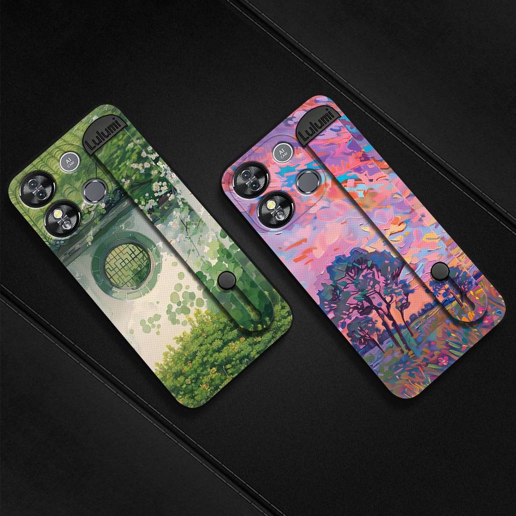 Ốp Lưng Bảo Vệ Ốp lưng Oukitel C57 Pro / C57S Thiết Kế Thời Trang Dây Đeo Tay Tranh Chống Thấm Nước 