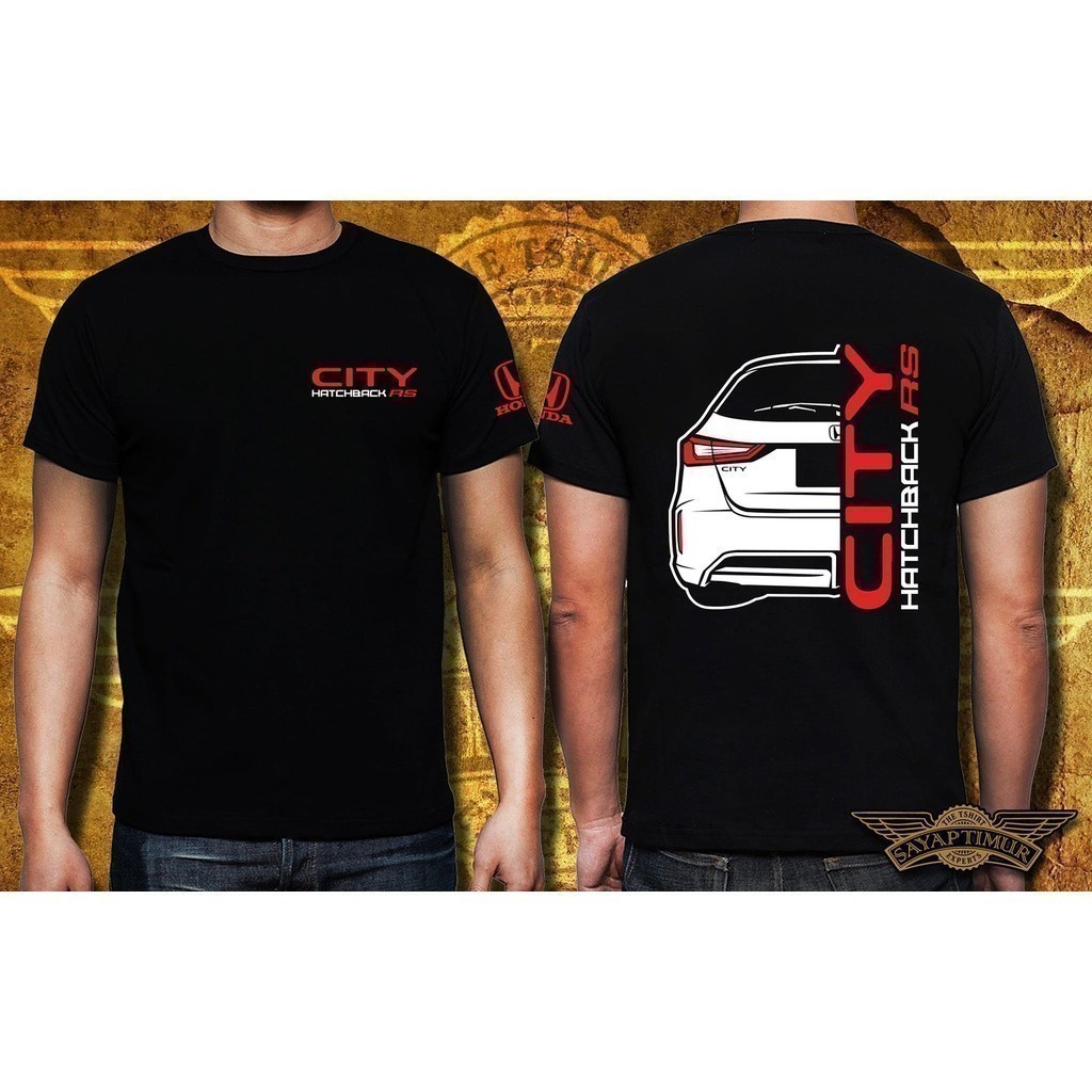 Honda 2025 City Hatchback RS Exclusive REAR (Áo thun đen)