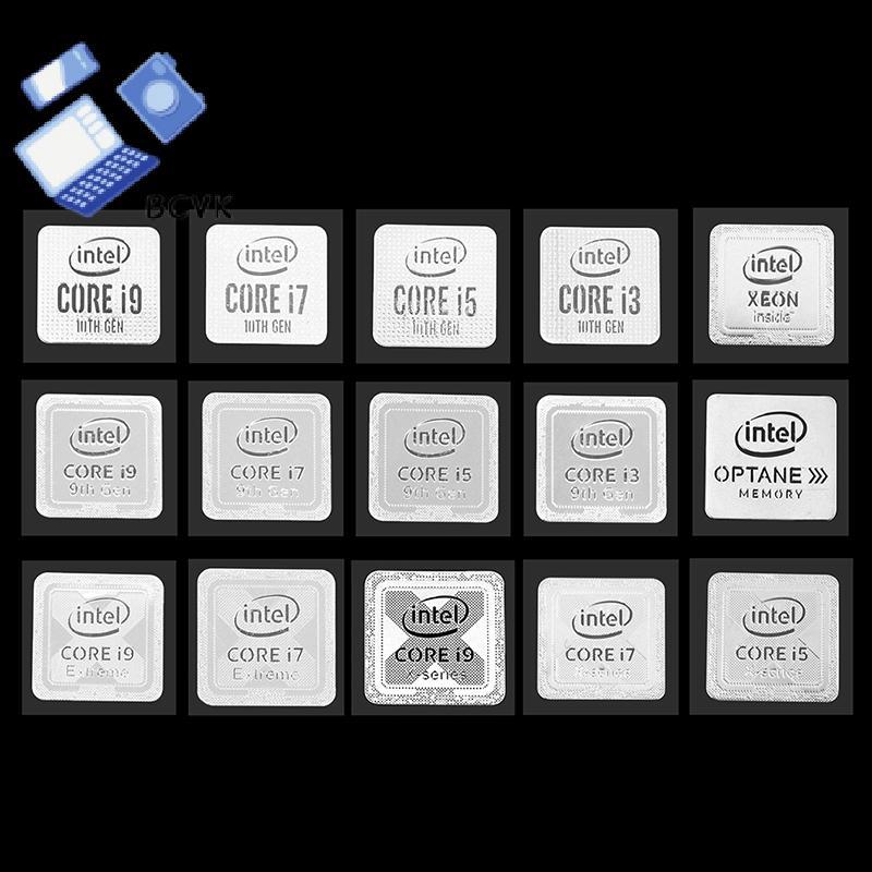 [BCVK] Intel Core i9 i7 i5 i3 CPU Metal Sticker Laptop Logo Sticker tốt