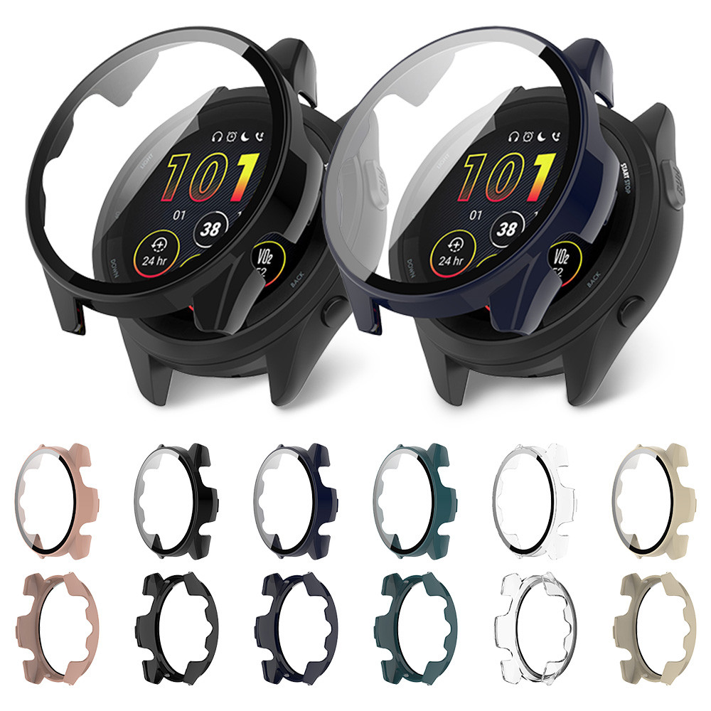 Kính Cường Lực PC Dành Cho Garmin Forerunner 165 / 165 Bảo Vệ Màn Hình Âm Nhạc Ốp Lưng Bao Phụ Kiện 