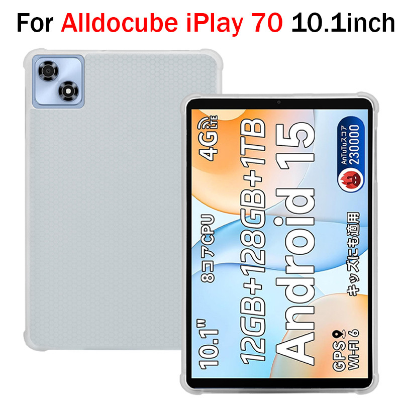 Dành Cho ALLDOCUBE iPlay 70 10.1 '' 2025 T1051 Vỏ Máy Tính Bảng TPU Chống Sốc Màu Trơn Alldocube iPl
