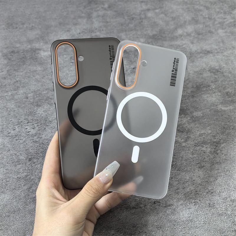 Ốp điện thoại di động PC cứng trong suốt siêu mỏng mờ cho vỏ PC sạc không dây Samsung A37 A57