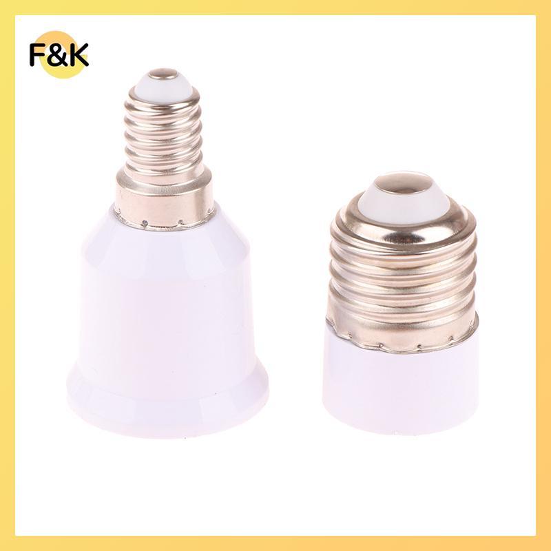 Bộ chuyển đổi bóng đèn LED F & K 1Pc E14 sang E27 / E27 sang E14 Giá đỡ đế bóng đèn E14 Female E27 M