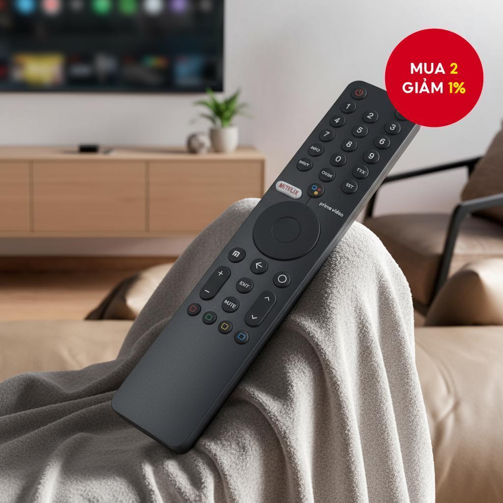 Điều khiển từ xa giọng nói XMRM-19 tương thích với XIAOMI Xiaomi Smart TV P1 DVB-S2 DVB-C DVB-T2 L75