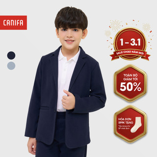  Áo khoác blazer bé trai CANIFA cổ vest dài tay 2OT25W006 