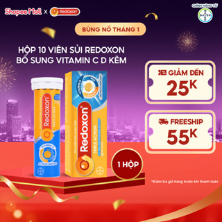  Viên sủi bổ sung Vitamin C và D và Kẽm Redoxon Triple Action 10 viên 
