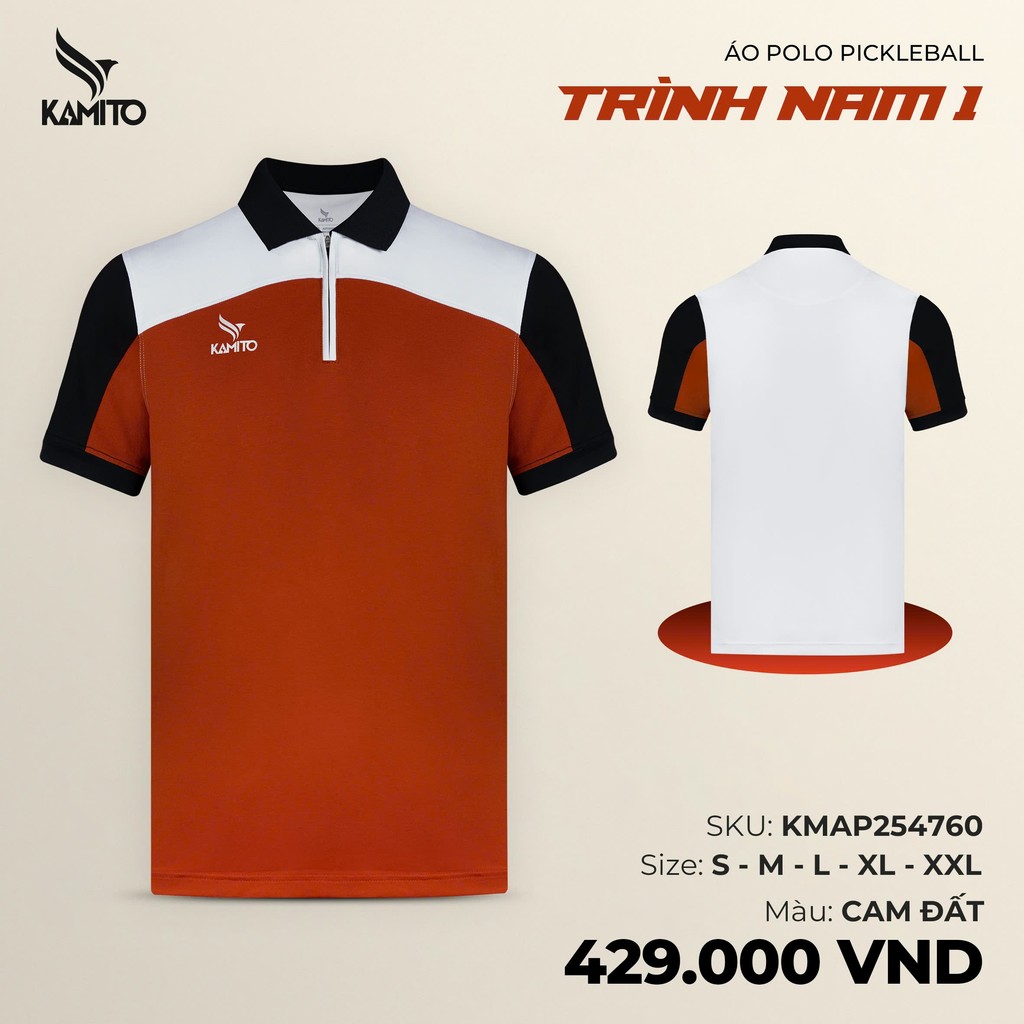 Áo Polo Thể Thao Pickleball Chính Hãng Kamito