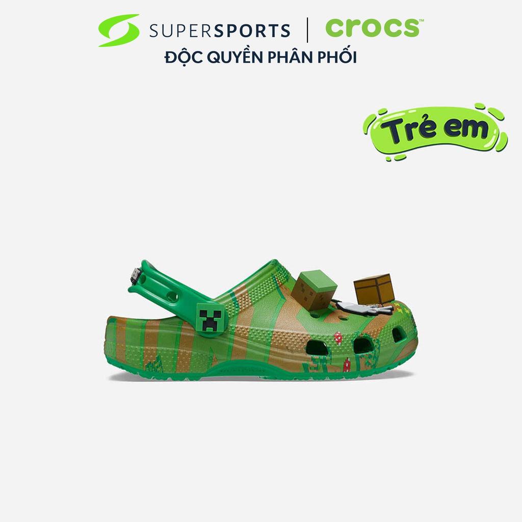 Giày clog trẻ em Crocs Elevated Minecraft Classic - 208473-90H