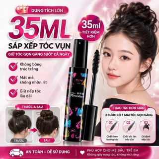 35ML mascara tóc con Cây chải tóc Mascara cố định tóc maichuốt tóc con gọn vào nếp phụ kiện bút tạo kiểu vuốt gọn tóc