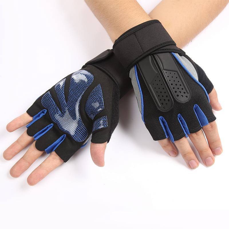 Half-Finger Fitness Gloves Men's and Women's Dumbbell Equipment Horizontal Bar Exercise Wrist Protec