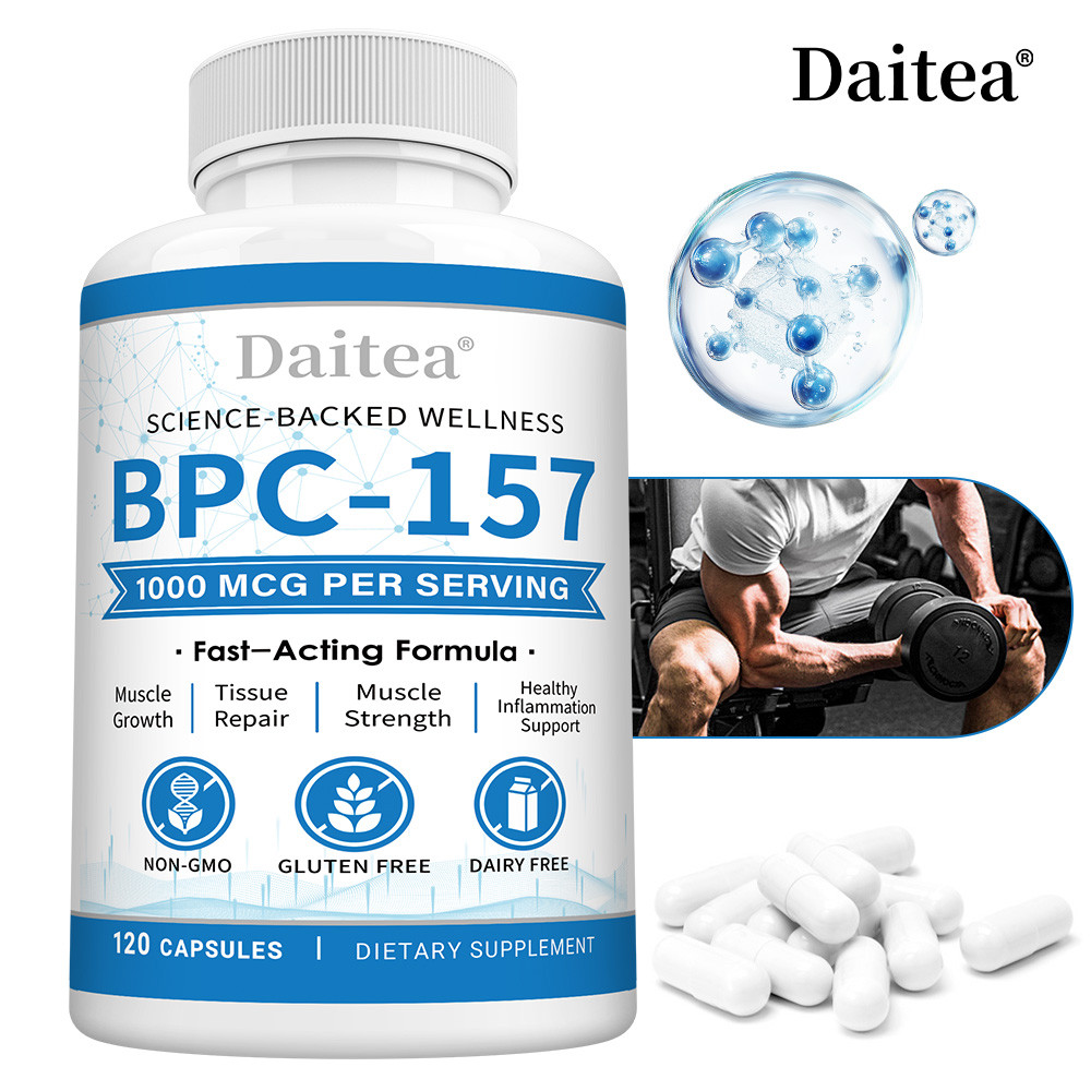 Thực phẩm chức năng Daitea-BPC-157, nồng độ BPC157 cao, hỗ trợ cơ bắp và vận động, hỗ trợ khớp