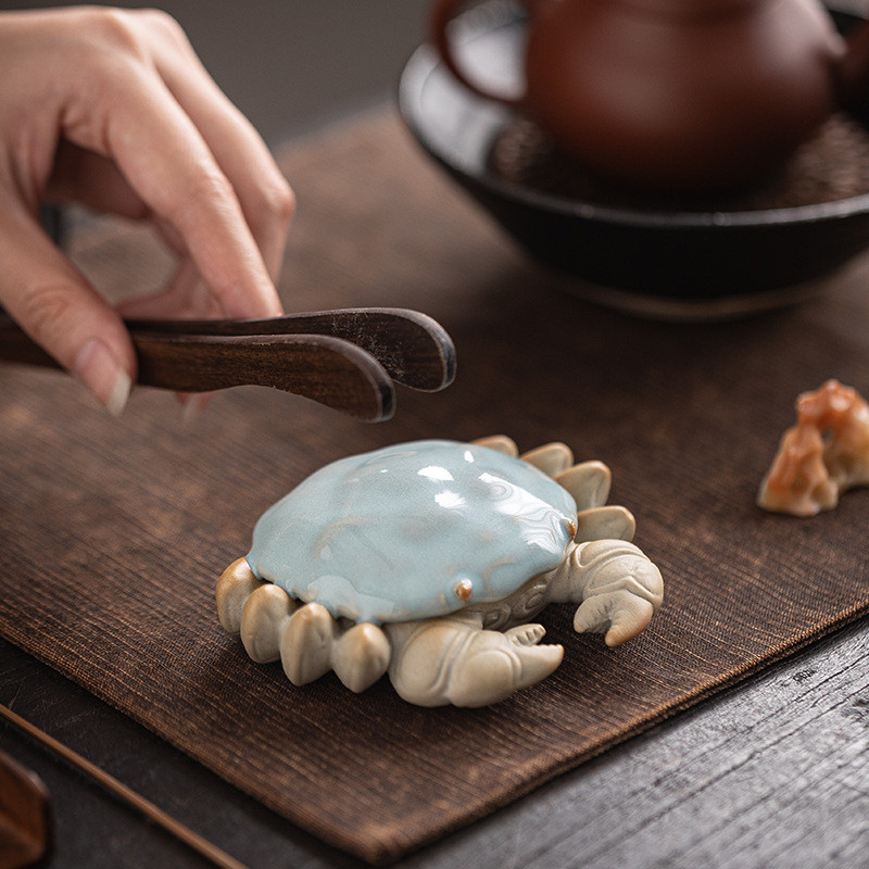 Ru Kiln Cua Trà Đồ Trang Trí Thú Cưng Boutique Sáng Tạo Bafanglai Cai Bao Bộ Đựng Trà Thú Cưng Trà C