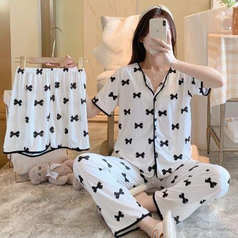 Bộ đồ ngủ nữ, đồ ngồi, Bộ đồ ngủ 3 trong 1