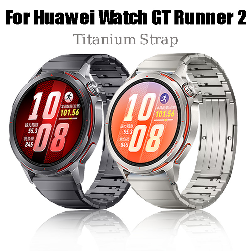 Dây Titan Cho Huawei Watch GT Runner 2 Vòng Tay Kim Loại Cho Huawei Watch GT Runner 2 Kim Loại Dây Đ