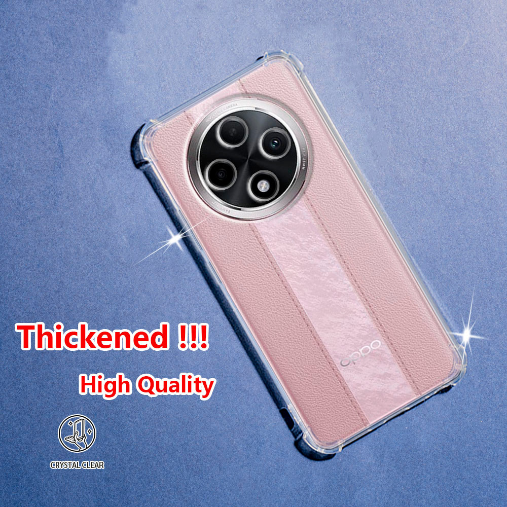 Dành Cho Oppo A3 Pro 5G CN F27 Pro + A3i Plus PJY110 PKA110 Crystal Clear Jelly Case Air-Guard Corne