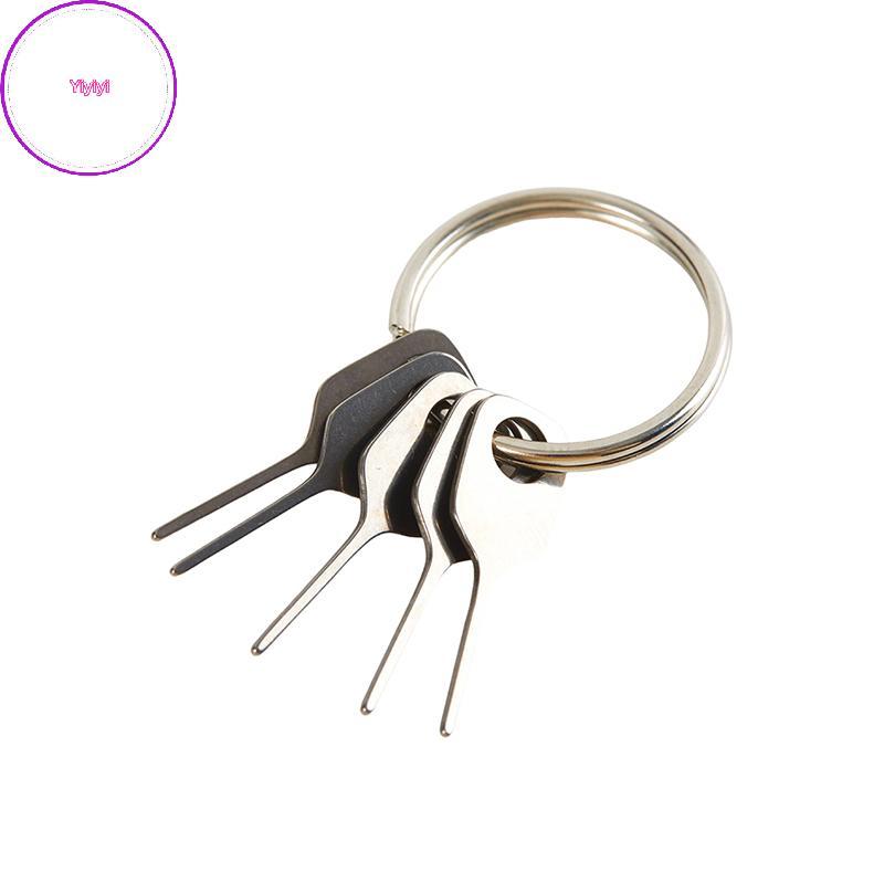 Yiyi 5 Cái / bộ Thẻ SIM Eject Pin Dụng Cụ Chìa Khóa Kim SIM Khay Đựng Thẻ Eject Pin Cho Điện Thoại D