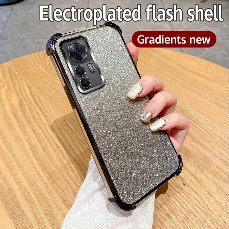 Ốp Lưng Điện Thoại Redmi K50 Ultra Redmi K50 Extreme Edition 22081212C Luxury Mạ Glitter Case Shiny 