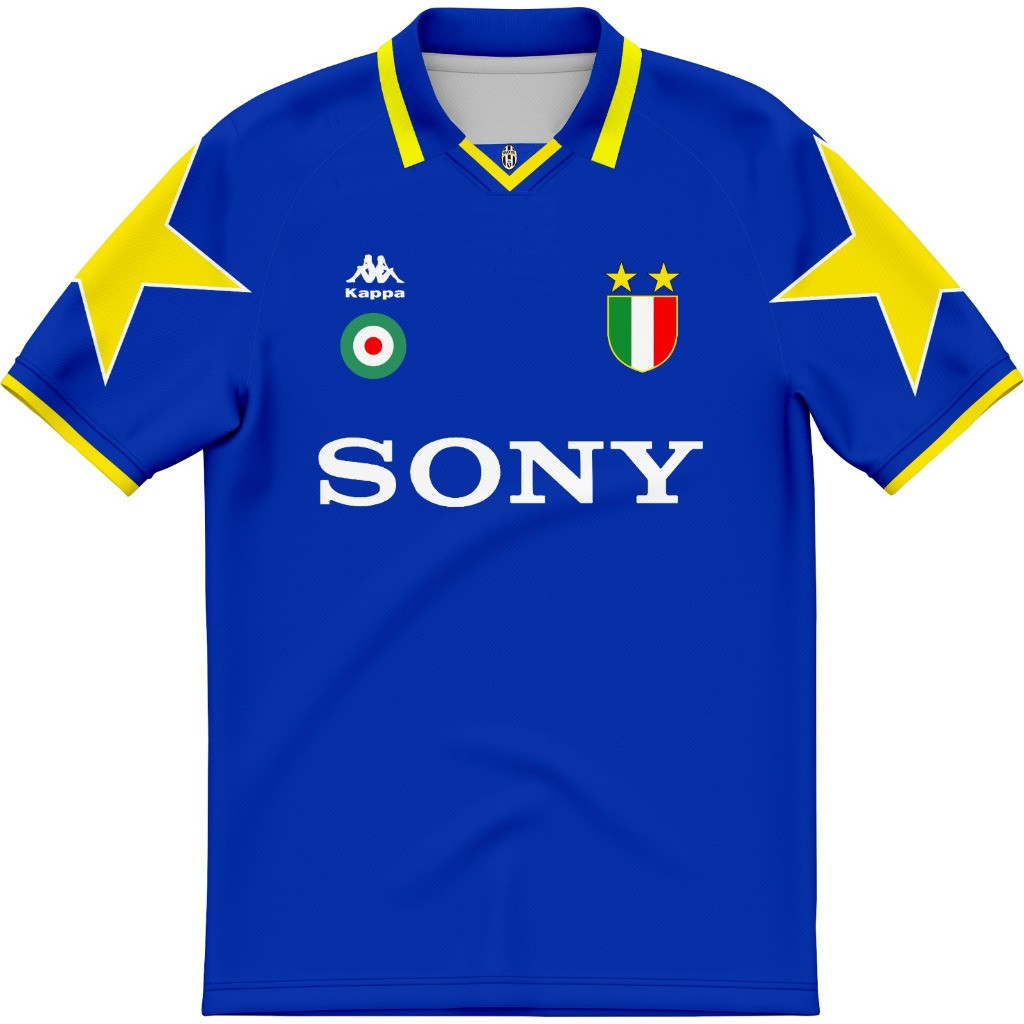 [Retro SSS +] Áo thun JUVENTUS 1995-1996 RETRO In đầy đủ BỘ TÊN Miễn phí