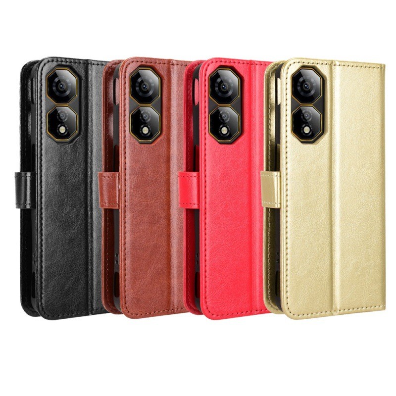 Thích hợp cho Ốp điện thoại ZTE nubia Neo2 ZTE nubia Neo 2 Crazy Horse Pattern Leather Case Flip Car