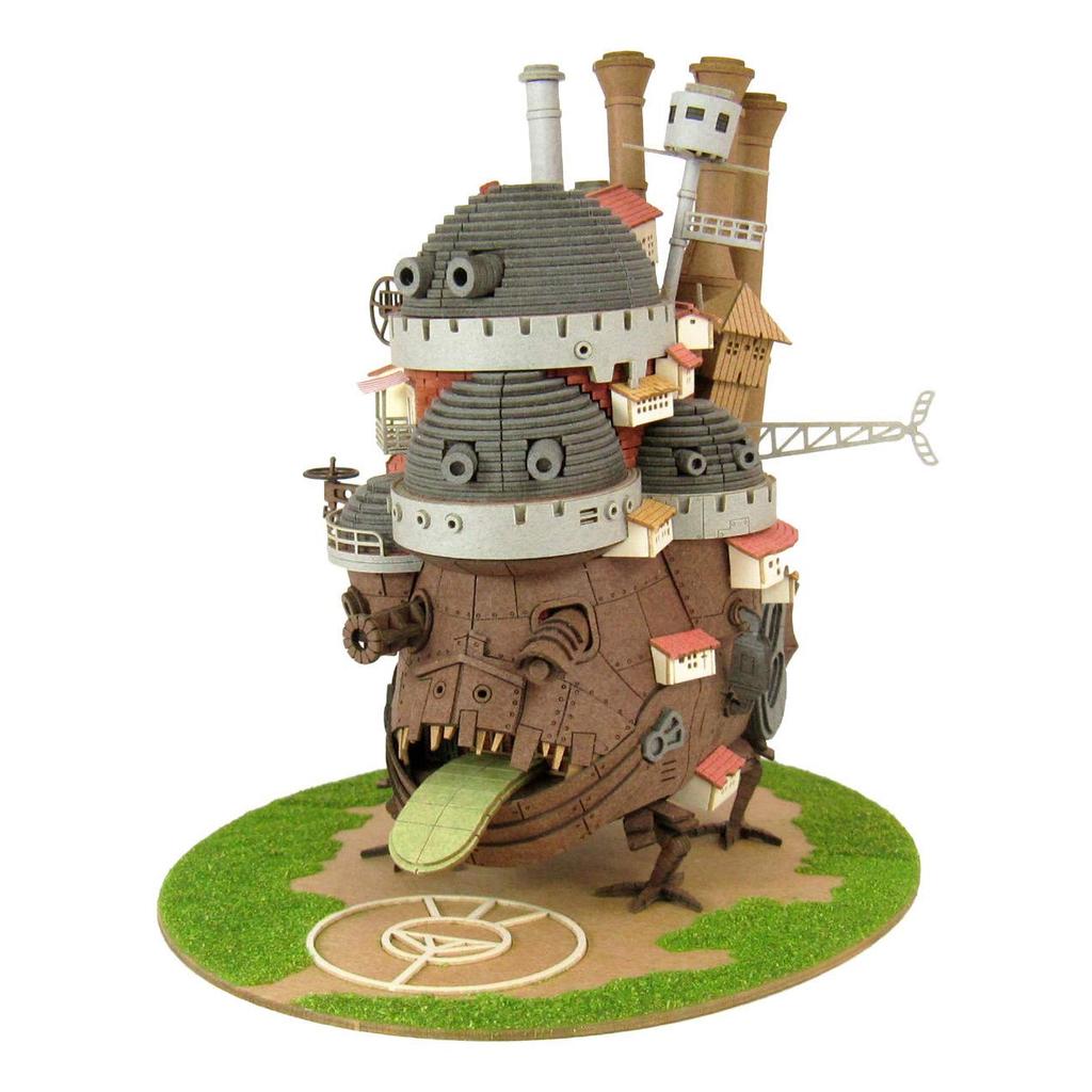 Sankei Miniature Art Kit Studio Ghibli Series Howl's Moving Castle Howl's Castle Non-Scale Paper Cra