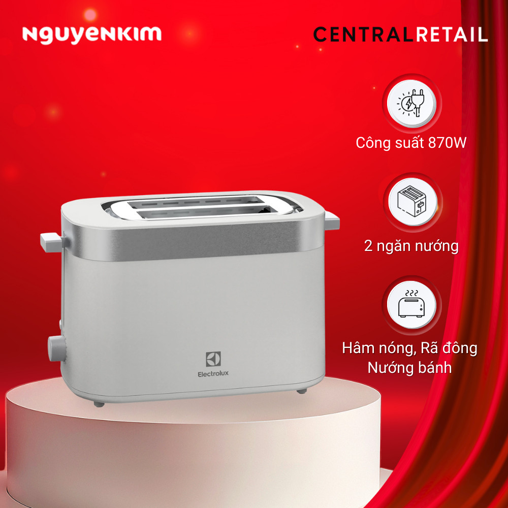 Máy nướng bánh mì Electrolux E2TS1-100W
