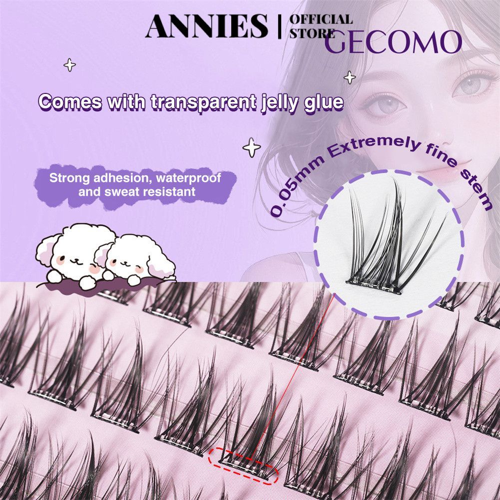 GECOMO Lông Mi Giả Xuất Hiện Tự Nhiên GECOMO Lông Mi Dung Tích Lớn Tuyệt Vời Quyến Rũ Xuất Hiện Lớn 