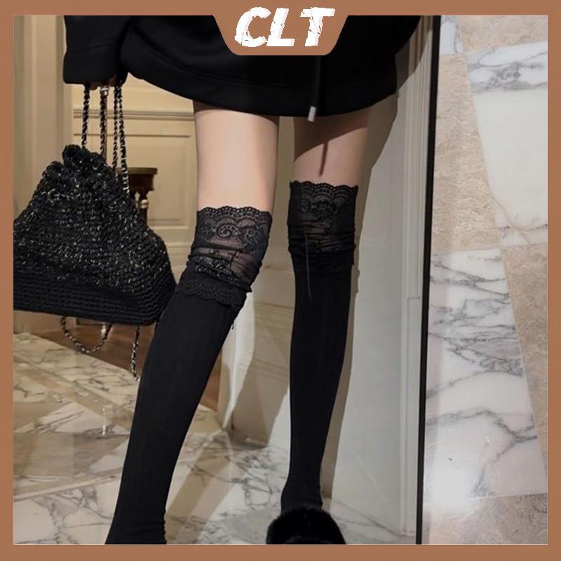 CLT- Tất Jk Co Giãn Màu Trơn Thời Trang Mùa Đông