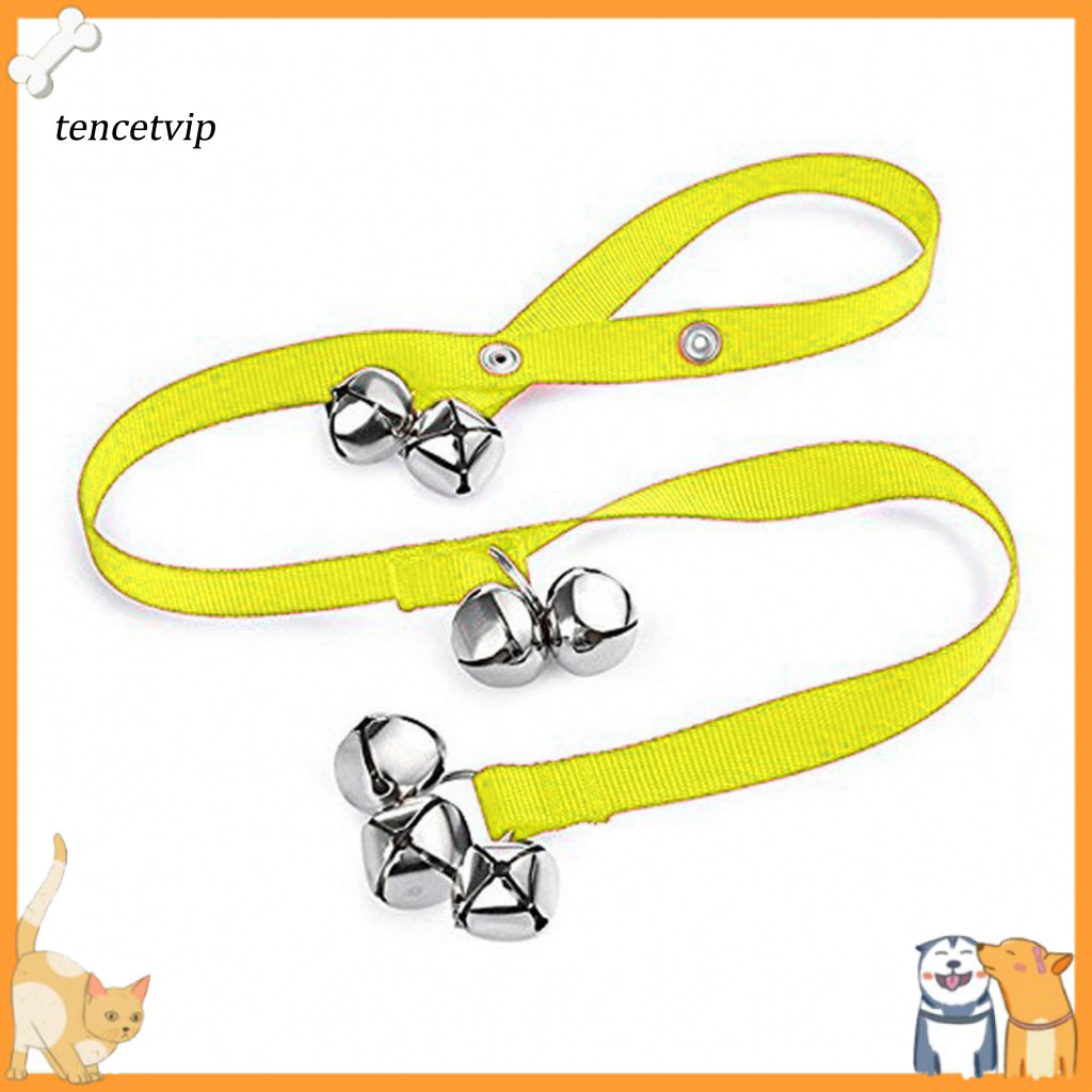 Vip Pet Dog Chuông cửa Dây có thể điều chỉnh Housetraining Giao tiếp Clicker với 7 chuông
