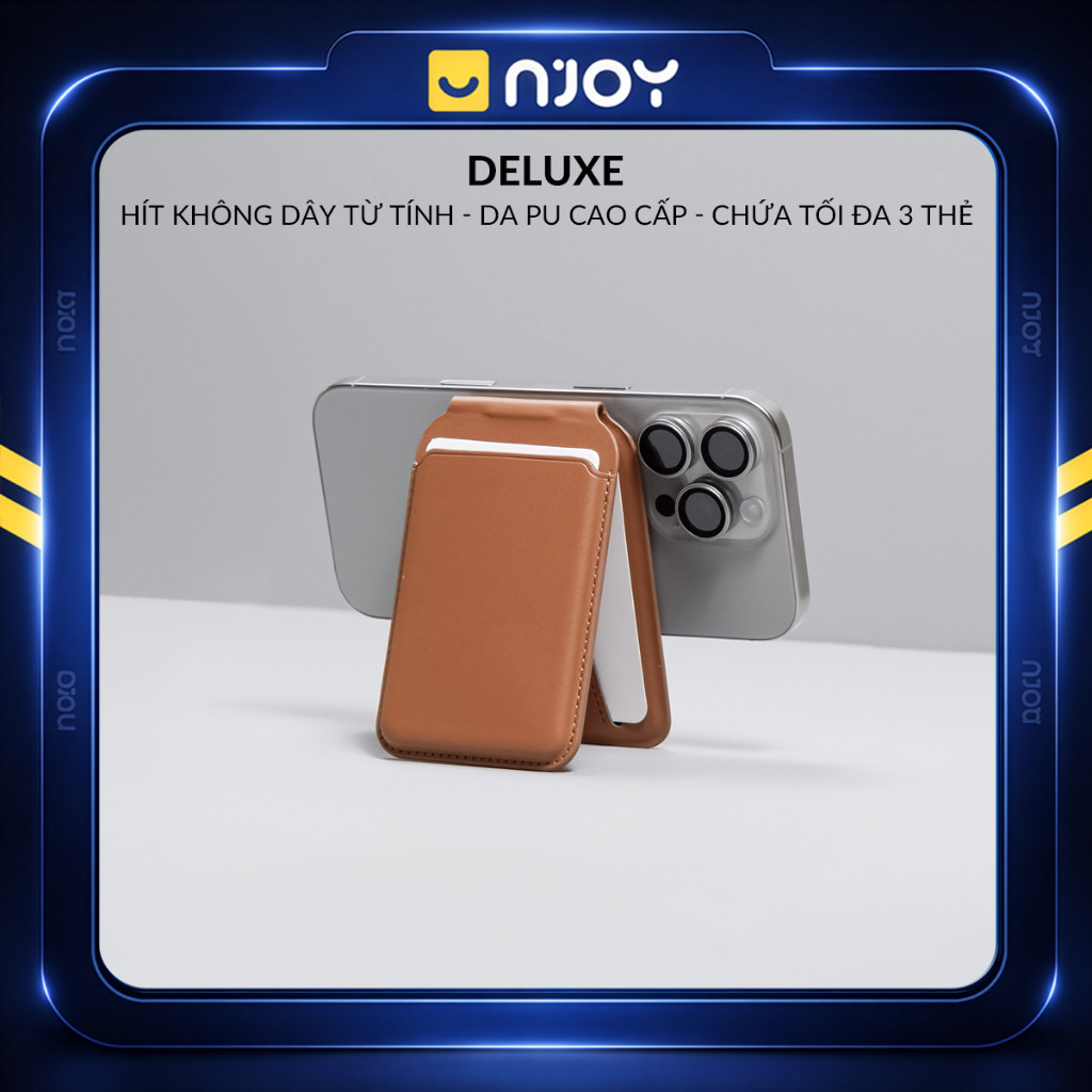 Ví Đựng Thẻ Magsafe Không Dây Cho Điện Thoại iPhone Samsung Huawei Xiaomi