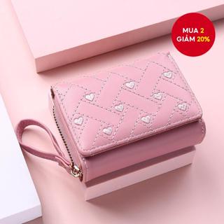 Ví nhỏ gọn dành cho nữ có ngăn đựng thẻ & Túi đựng tiền xu Ví đựng ly hợp Mini Ví ngắn