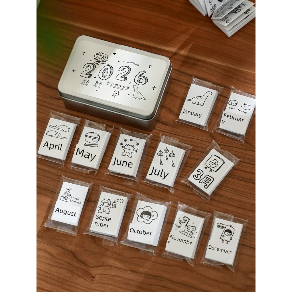 lịch 2026 lịch để bàn Chi nhánh thời gian, 365 ngày, 2026, một trang mỗi ngày, một trang, lịch xé ta