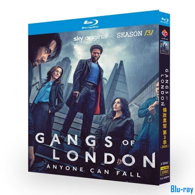 [THƯƠNG HIỆU MỚI SEALED] Phim truyền hình Anh Gangs Of London Season 3 (2025) Hộp Blu-ray 2 đĩa