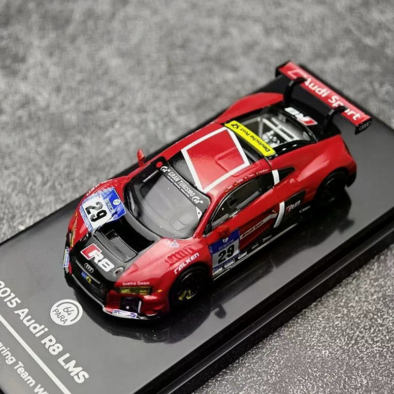 Para64 1 / 64 Audi R8 LMS 24H WRT 29 # Hợp Kim Diecast Xe Mô Hình Đồ Chơi Quà Tặng Sinh Nhật