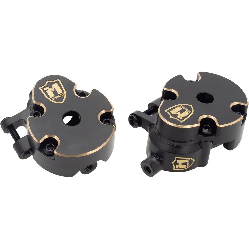 MEUS RACING 63.3g Ascent 18 Tay lái bằng đồng thau + Nắp cổng trước cho Redcat Ascent-18 Nâng cấp 1 