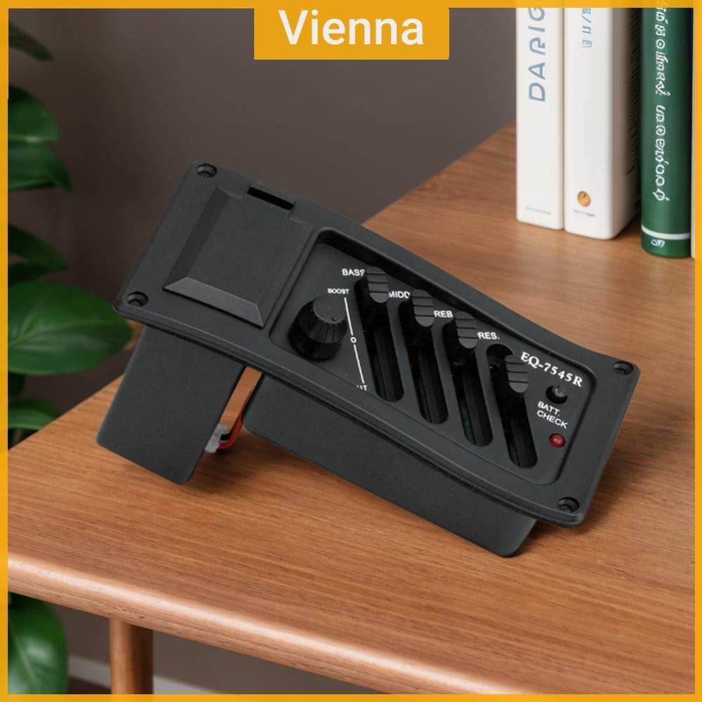 Bộ 4 Đàn Guitar Pickup Pre-Amp Bộ Acoustic Guitar Pickup Preamp Khuếch Đại Bộ Chỉnh Bộ Chỉnh Cho Đàn