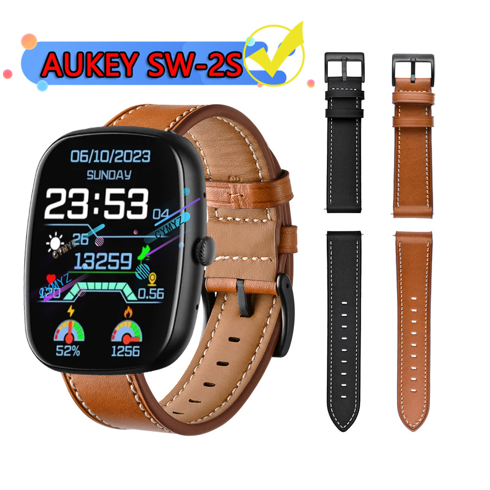 Dây đeo aukey sw-2s Dây da aukey sw2s Dây đeo đồng hồ thông minh Dây đeo cổ tay thể thao