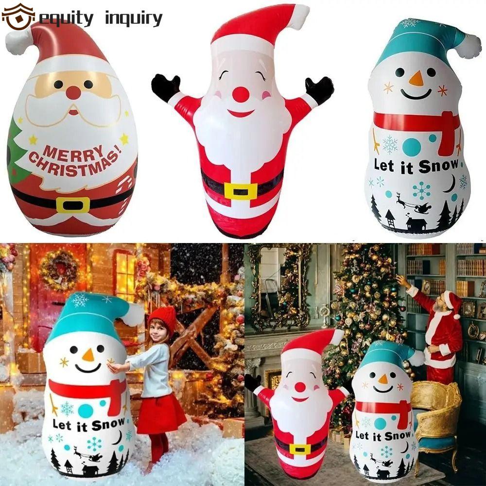 THIẾT BỊ YÊU THÍCH Ông Già Noel Bơm Hơi Tumbler, Halloween Chrismas Người Tuyết Mô Hình Bơm Hơi, Bí 