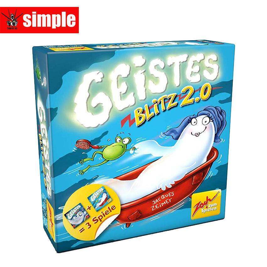 Ghost BLITZ 2 Thẻ Trò Chơi Bảng Đảng Gia Đình Vui Xếp Hình Bé Trai Bé Gái Trò Chơi