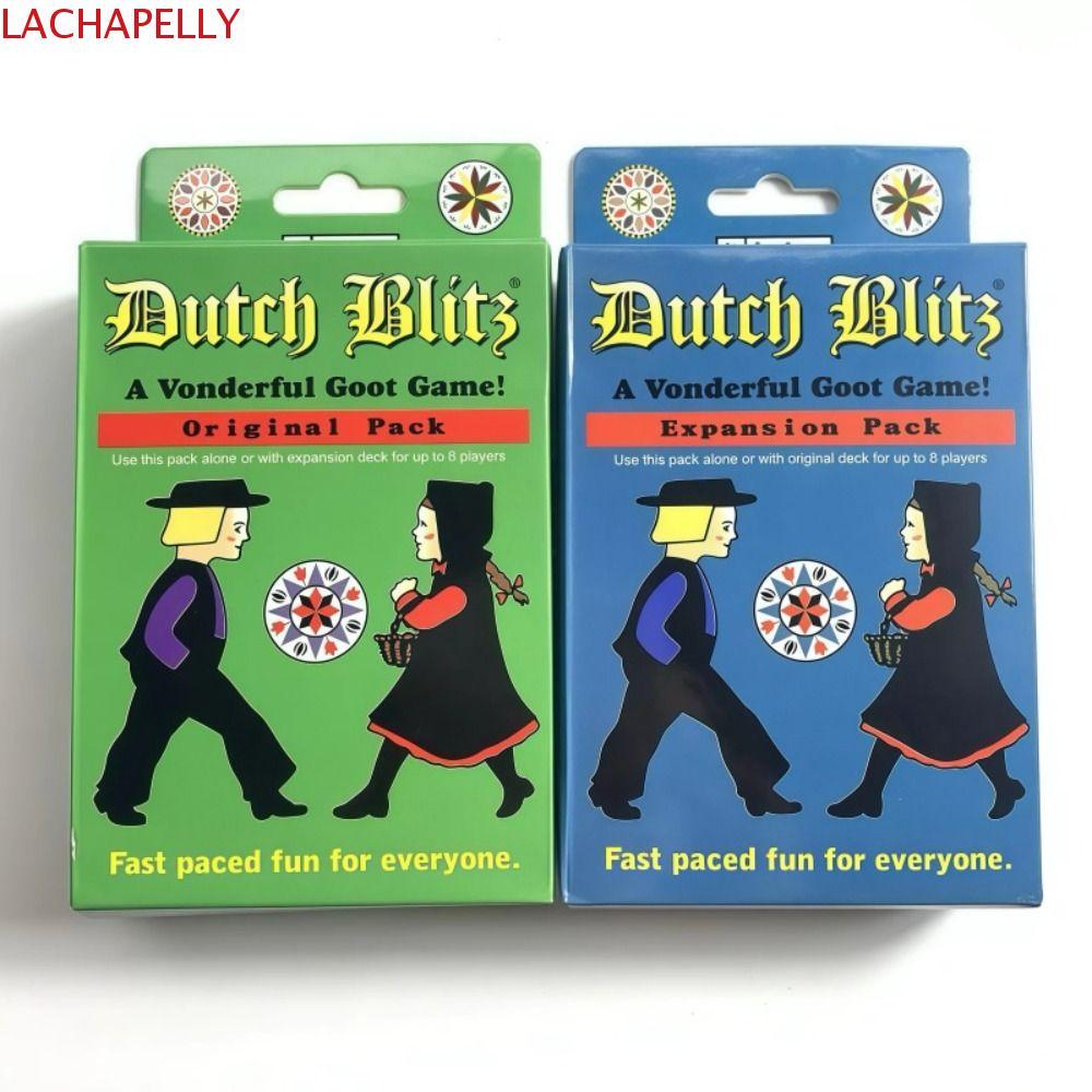 LACHAPELLY Dutch Blitz Game, Board Game Dễ dàng học Dutch Blitz Original, Adults Children Interactiv