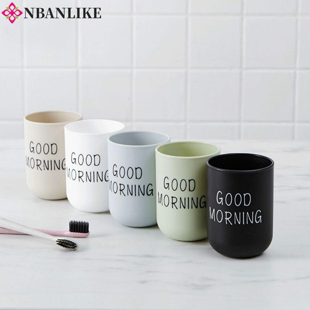 NBANLIKE Cốc Giặt Nhà Bếp Cốc Uống Trà Chịu Nhiệt Cho Nước Trái Cây Sữa Phong Cách Bắc Âu Nhựa Có Th