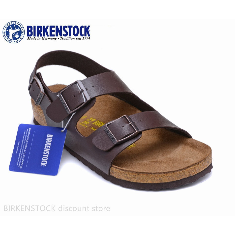 B8 b10 b7 b2 sản phẩm b6 b1 b4 b3 2026 b5 b9 Dép Birkenstock Milan Brown cổ điển, Unisex, Size 34-46