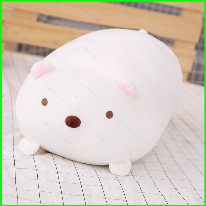 GC Sumikkogurashi Shirokuma Penguin Plushie Búp bê đồng hành sang trọng dễ thương Gối Cotton mềm