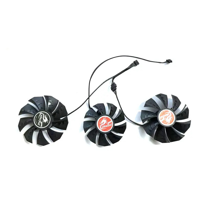Quạt GPU 4PIN 87MM 75MM mới dành cho Geforce Rtx 3060 3070 3080 Ti 3090 Nb 12G-V Grafische Videokaar