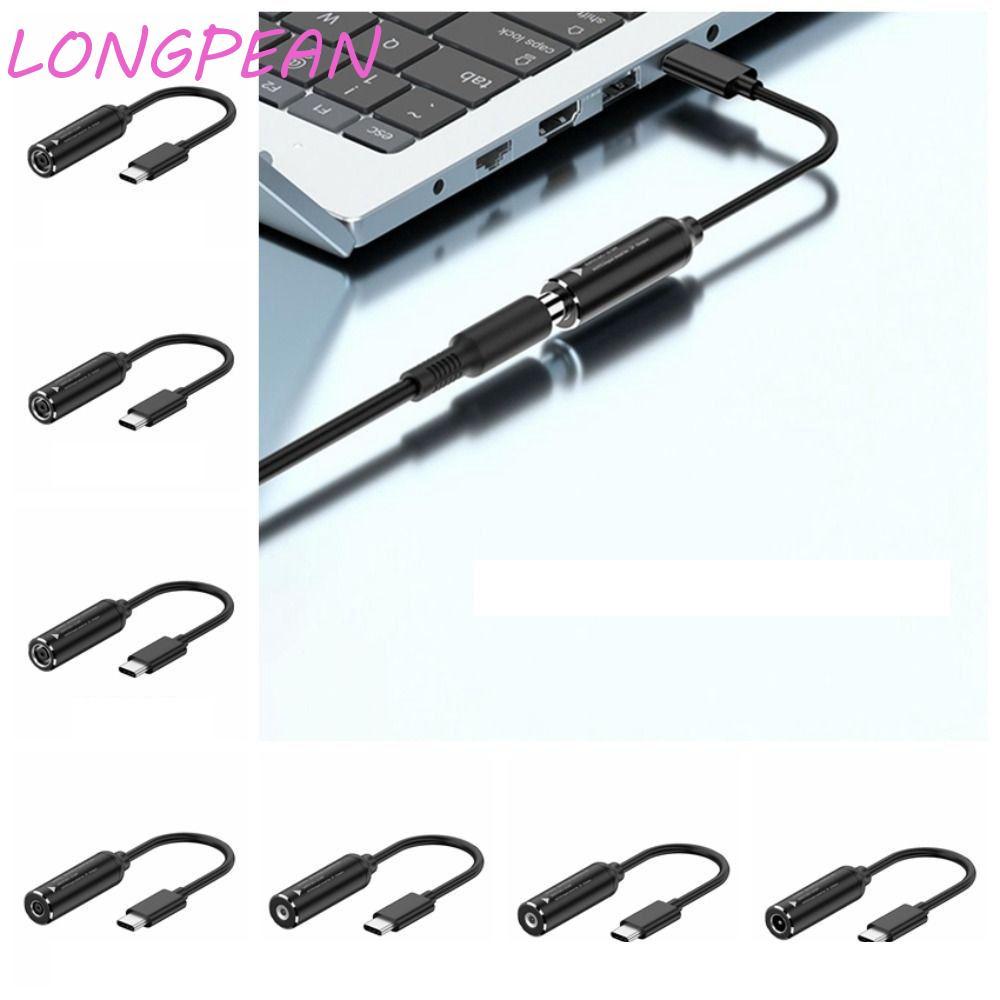 Cáp sạc LONGPEAN DC sang Type-C, Cáp sạc đầu ra PD 65W PD Type-C sang DC Jack, 3A nhận dạng tự động 