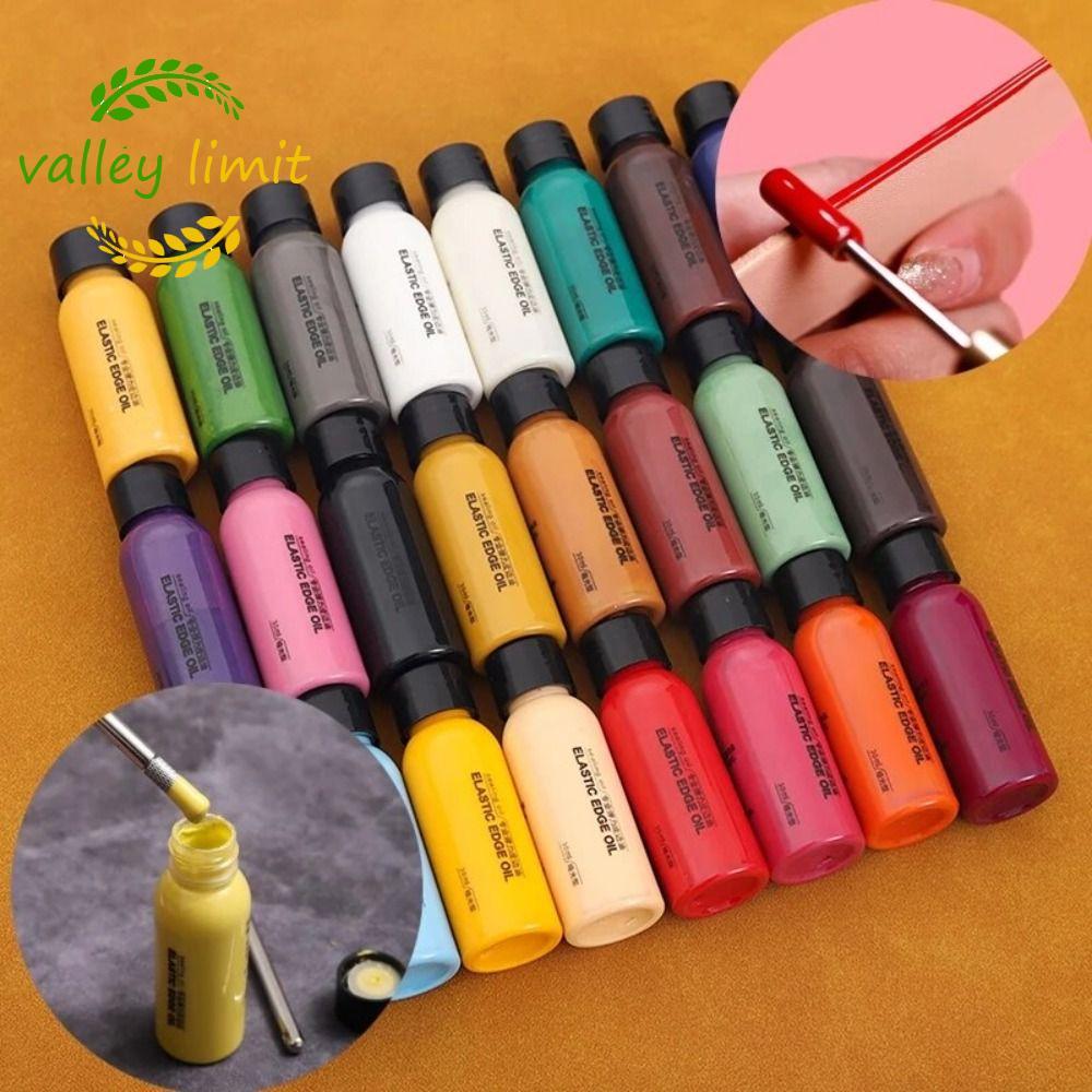VALLEY LIMIT Leather Edge Oil Finishing Agent, Color Coats Dye Dressing Leather Edge Paint Oil, Colo
