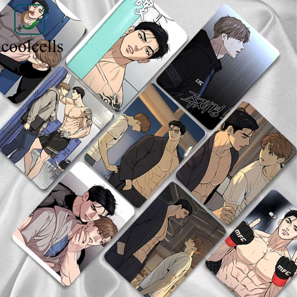 COOLCELLS 55 cái / bộ 3 inch Thẻ Jaekyung Joo Lomo, Manwha Jinx Anime Ngoại vi BL Manwha Jinx Bưu th