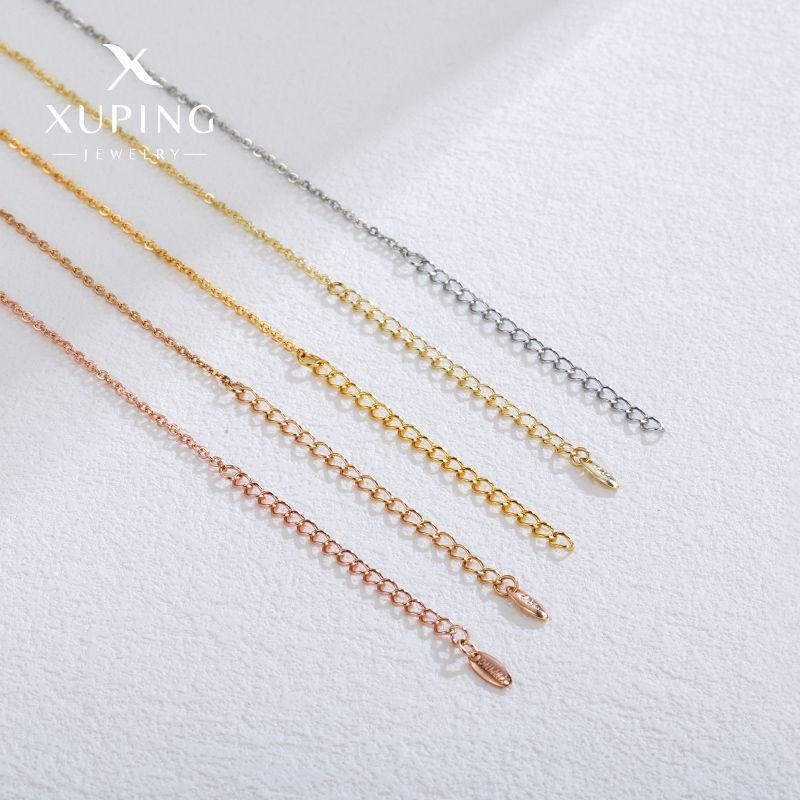 A New Xuping Jewelry Necklace for Women, Fashionable New Simple Single Layer Plain Chain, Easy to Ma