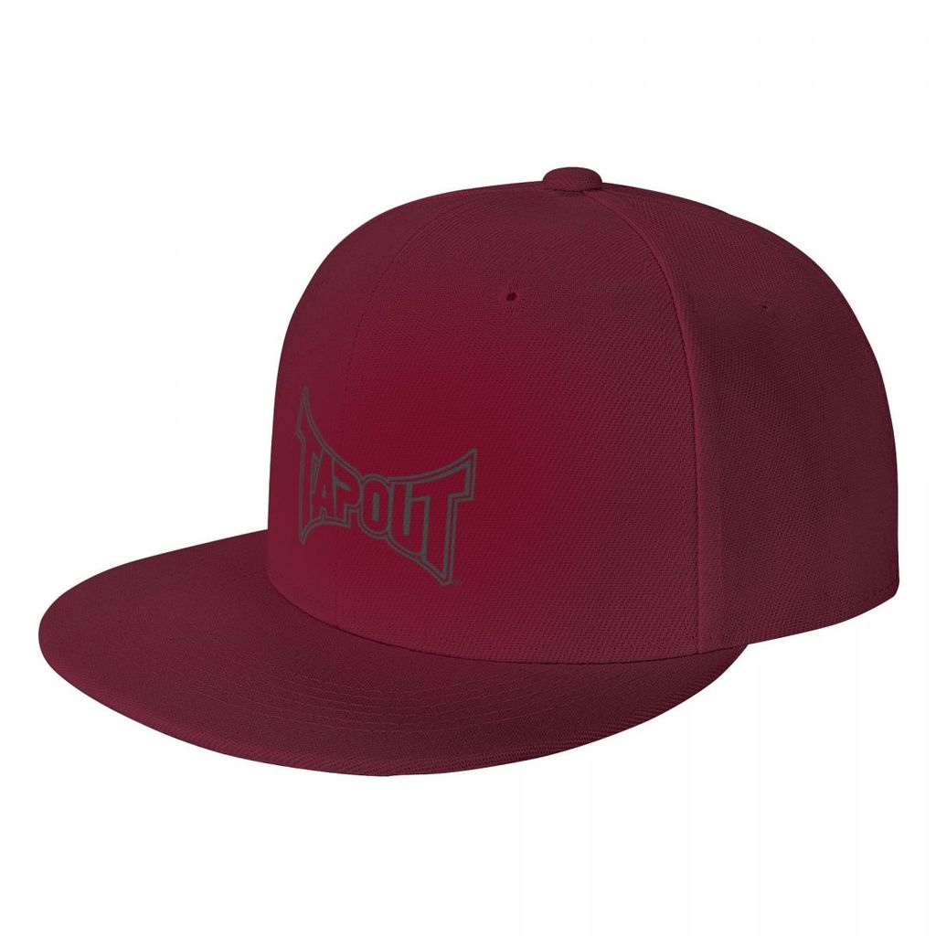 TapOut Mũ vành phẳng chống nắng, thiết kế hình Hip Hop Dance, màu sắc tương phản, phù hợp cả nam và 