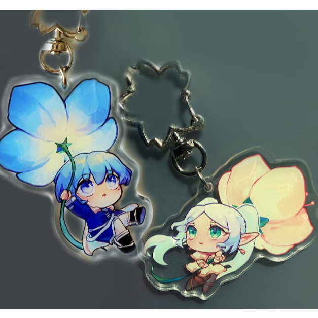 Frieren and Himmel Keychains | 2.5" Double-sided Acrylic Keychain